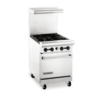 American Range Commercial Gas Range With 4 Burner AR-4 - 155,000 BTU/Hr