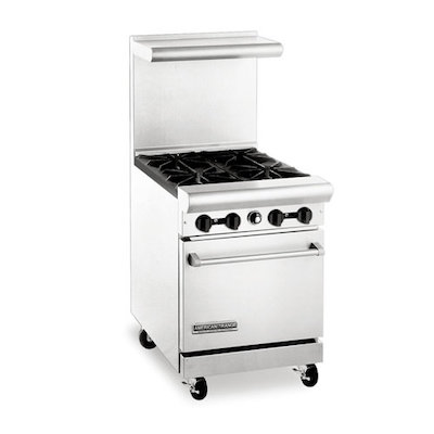 American Range Commercial Gas Range With 4 Burner AR-4 - 155,000 BTU/Hr