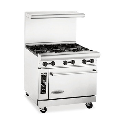 American Range Commercial Gas Range With 6 Burner AR-6 - 227,000 BTU/Hr