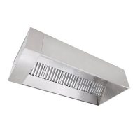 CaptiveAire Commercial Island Hood ND-2WI - 400°F/600°F/700°F