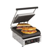 Star Max Commercial Grooved Sandwich Grill GX14IG - 175¬°F to 450¬°F