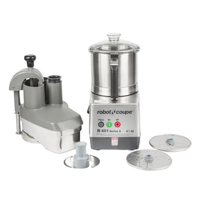 R401 Robot Coupe Continuous Feed Food Processor R401 - 4.5 Qt Stainless Steel Bowl