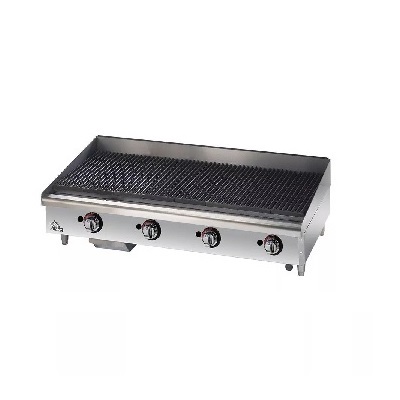 Star Max Commercial Gas Charbroiler 6148RCBF - 140,000 BTU/Hr