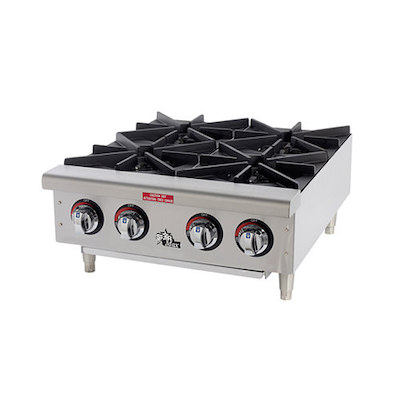 604HF Star Max Commercial Gas Hot Plate 604HF - 100,000 BTU/Hr