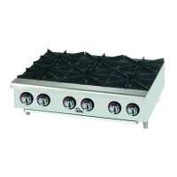 606HF Star Max Commercial Gas Hot Plate 606HF - 150,000 BTU/Hr