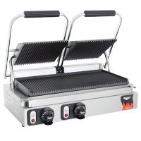 40795 Vollrath Commercial Grooved Sandwich Grill 40795 - Double