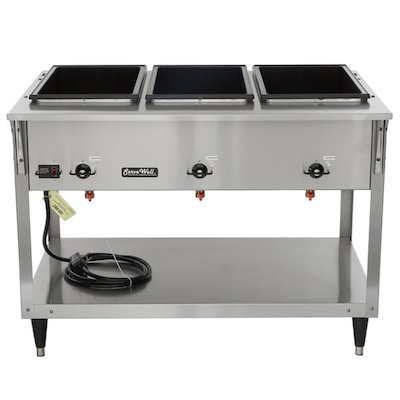 38213 Vollrath Serve Well Hot Food Table 38213 - 3 Wells