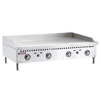 Vulcan Commercial Thermostatic Gas Griddle VCRG48-T - 100,000 BTU/Hr
