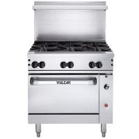 Vulcan Endurance 6 Burner Commercial Range 36CF-6BN - 212,000 BTU/Hr