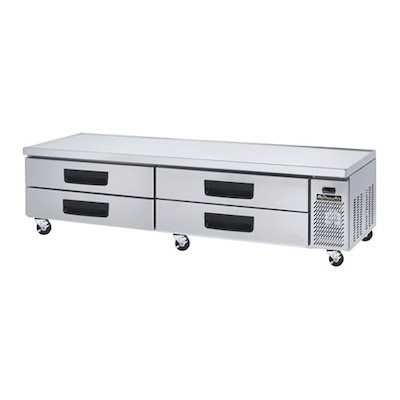 Blue Air Chef Base BACB96M - 96", Four Drawers