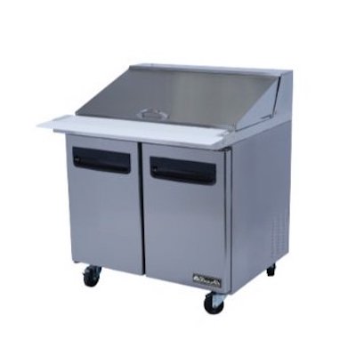 Blue Air Commercial Mega Top Sandwich Prep Table BLMT36