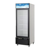 Blue Air Merchandising Freezer BKGF23 - One Door