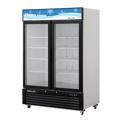 Blue Air Merchandising Freezer BKGF49 - Two Door