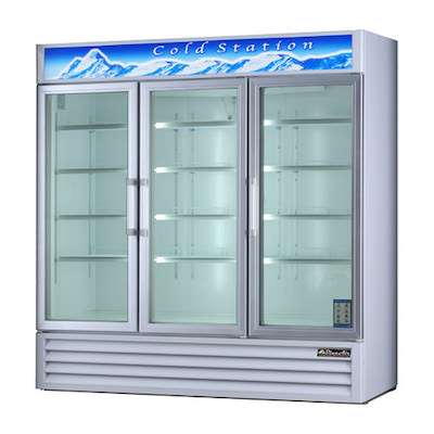 Blue Air Merchandising Refrigerator BAGR72 - Three Door