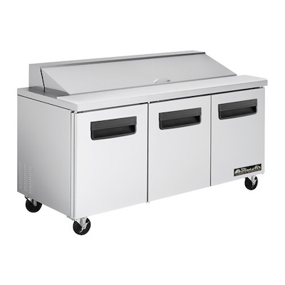Blue Air Sandwich Prep Refrigerator BLPT72 - Three Door