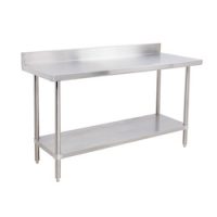 Work Tables With Backsplash