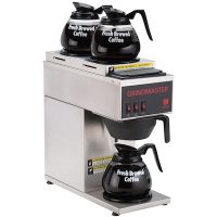 CPO-3P-15A Grindmaster Pour-Over Decanter Coffee Brewer CPO-3P-15A - 3 Warmer