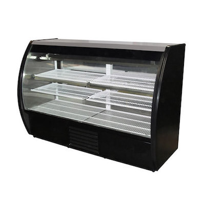 Howard McCray Floor Refrigerated Display Case MIRAGE-6-DC - Curved Glass