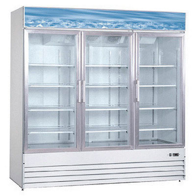 New Air Glass Door Freezer NGF-150-H - Three Door