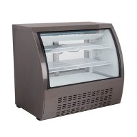 New Air Refrigerated Deli Case NDC-018-CG - Curved Glass