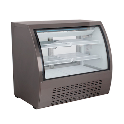 New Air Refrigerated Deli Case NDC-018-CG - Curved Glass