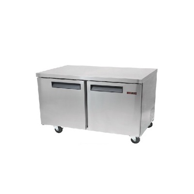 New Air Undercounter Freezer NUF-060-SS - Two Door