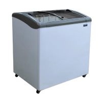 Ojeda Glass Top Ice Cream Freezer NB-34 - 34"