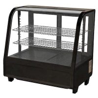 Omcan Black Commercial Refrigerated Display Case RS-CN-0100-E - 27"