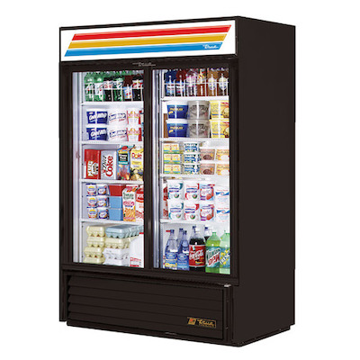 GDM-47-LD TRUE Glass Merchandising Refrigerator GDM-47-LD - Two Door
