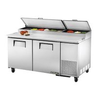 TRUE Pizza Prep Refrigerator TPP-67 - 67"