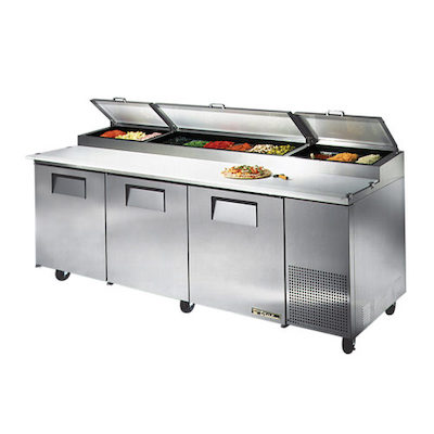 TRUE Pizza Prep Refrigerator TPP-93 - 93"