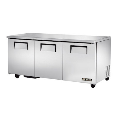 TRUE Undercounter Refrigerator TUC-72 - 70", Three Door
