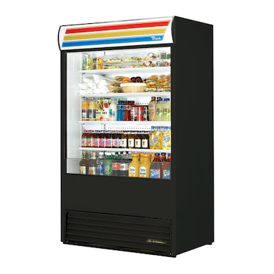 TRUE Vertical Open Air Merchandiser TAC-36-LD - 36"