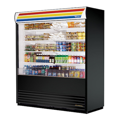TRUE Vertical Open Air Merchandiser TAC-72-LD - 72"