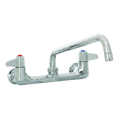 5F-8WLX10 T&S Wall Mount Service Faucet 5F-8WLX10 - 10" Swing Nozzle