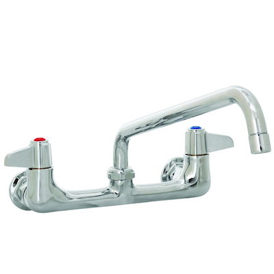 5F-8WLX14 T&S Wall Mount Service Faucet 5F-8WLX14 - 14" Swing Nozzle