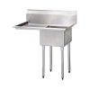 TSS-1818-L18 Thorinox One Compartment Sink - Left Drain Board TSS-1818-L18 - 18"x18"x11"