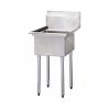 TSS-2424-0 Thorinox One Compartment Sink - No Drain Board TSS-2424-0 - 24"x24"x14"