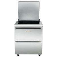 Traulsen Refrigerated Sandwich Prep Table UST2706DD-SB - Two Drawers