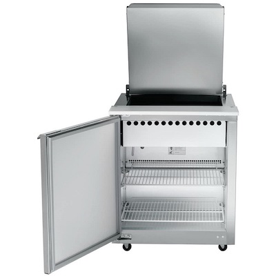 UST2709L-SB Traulsen Refrigerated Sandwich Prep Table UST2709L-SB - One Door