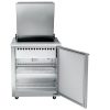 UST2709R-SB Traulsen Refrigerated Sandwich Prep Table UST2709R-SB - One Door