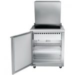UST3208L-SB Traulsen Refrigerated Sandwich Prep Table UST3208L-SB - One Door