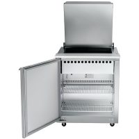UST3212L-SB Traulsen Refrigerated Sandwich Prep Table UST3212L-SB - One Door