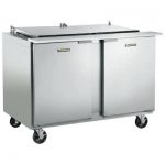 Traulsen Refrigerated Sandwich Prep Table UST4812LR-SB - Two Door