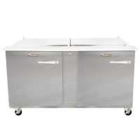 UST6024LL Traulsen Refrigerated Sandwich Prep Table UST6024LL - Two Door