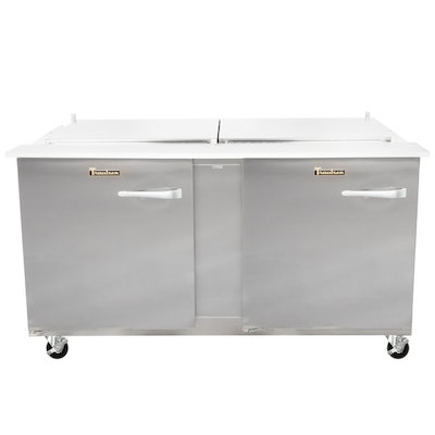 UST6024LL Traulsen Refrigerated Sandwich Prep Table UST6024LL - Two Door