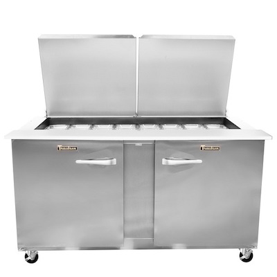 UST6024LR Traulsen Refrigerated Sandwich Prep Table UST6024LR - Two Door