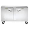 UHT48LR-SB Traulsen Undercounter Refrigerator UHT48LR-SB - Two Hinged Doors, Stainless Steel Back