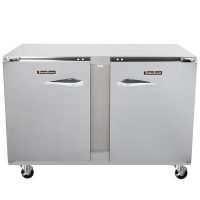 UHT48LR Traulsen Undercounter Refrigerator UHT48LR - Two Hinged Doors, Stainless Steel Back