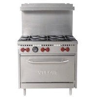 SX36-6BP Vulcan Commercial Gas Range SX36-6BP - 6 Open Burners, 36"